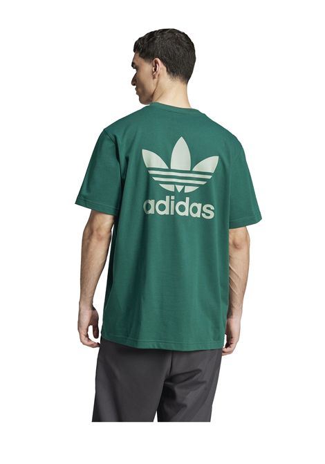 Adidas Adicolor Classics Back+Front Trefoil Boxy Tee Green Men ADIDAS ORIGINALS | T-shirt | JN7013-